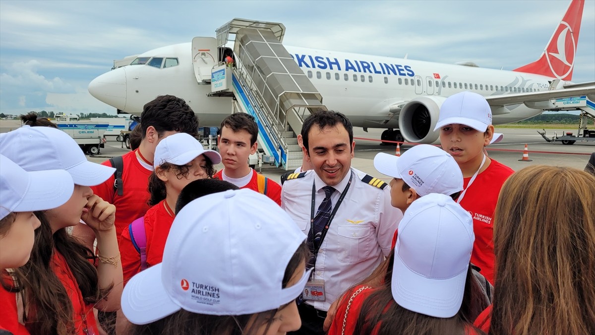 Samsun'un Çarşamba ilçesinde ortaokul öğrencilerine yönelik "Kuzeyin Çocukları Semalarda" projesi...