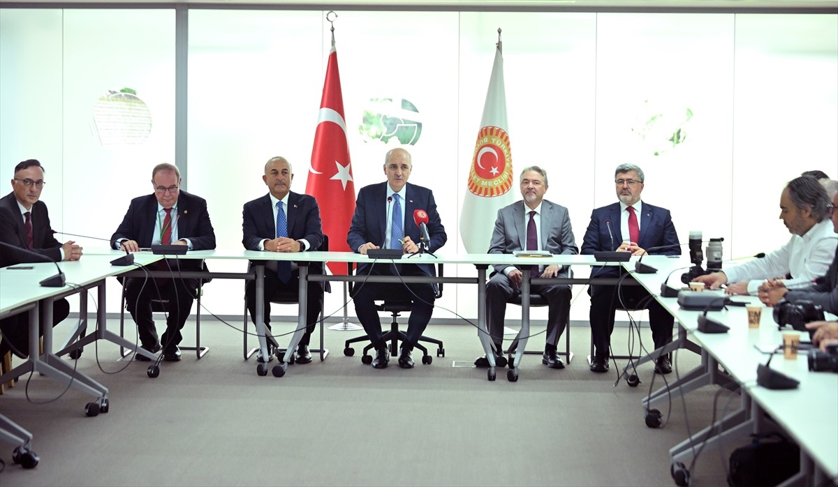 TBMM Başkanı Numan Kurtulmuş,, NATO Parlamento Başkanları Zirvesi dolayısıyla bulunduğu...