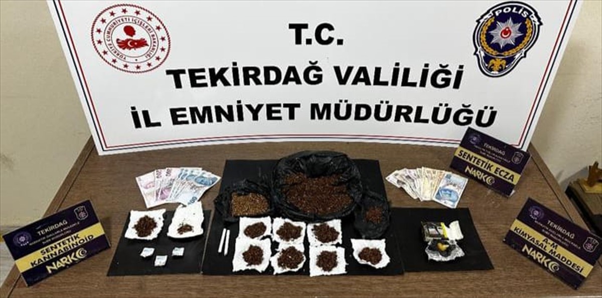 Tekirdağ'da uyuşturucu operasyonlarında gözaltına alınan 9 şüpheli tutuklandı. Şüphelilerin ev ve...