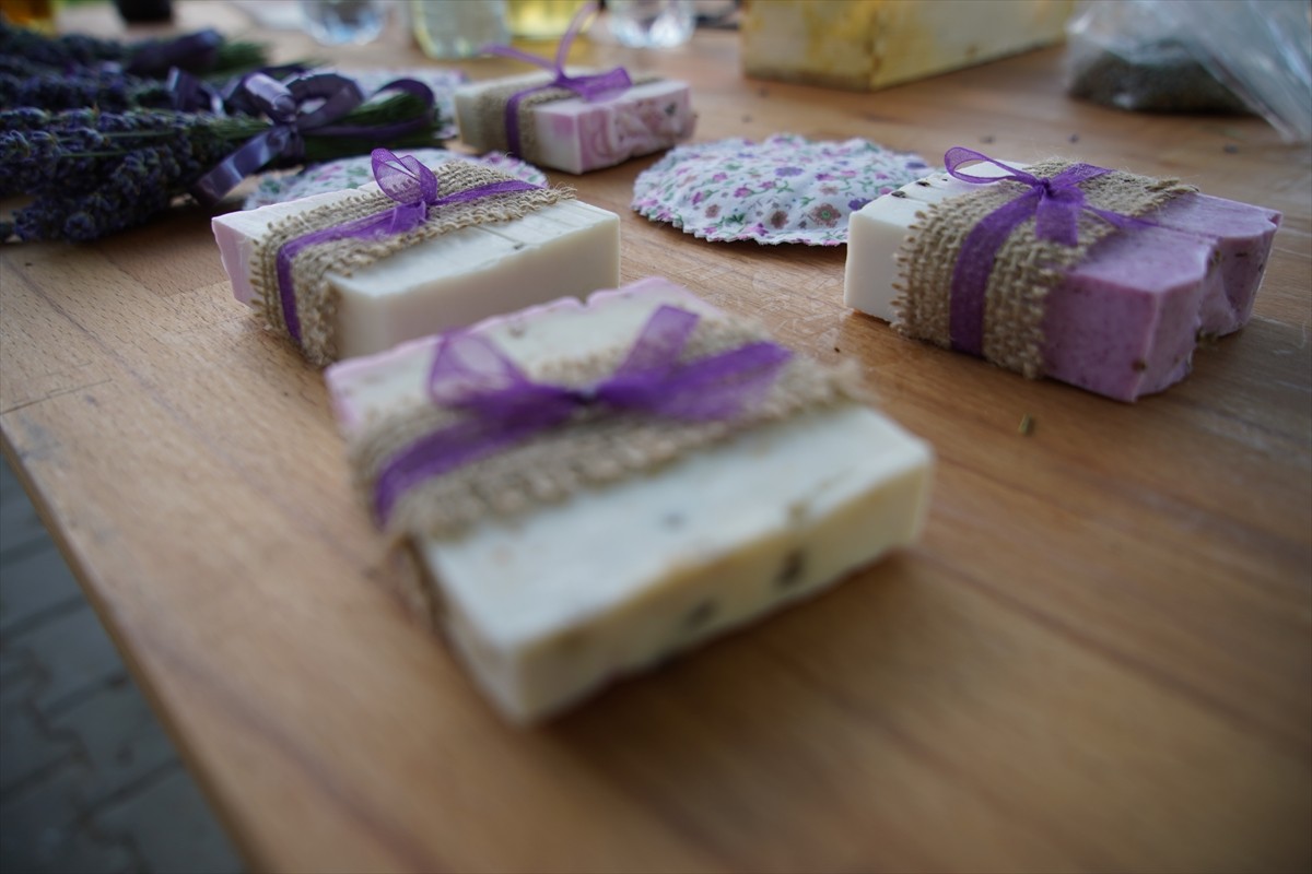 Trakya Tarımsal Araştırma Enstitüsünce düzenlenen "8. Edirne Lavanta Tarla Günleri" çeşitli...