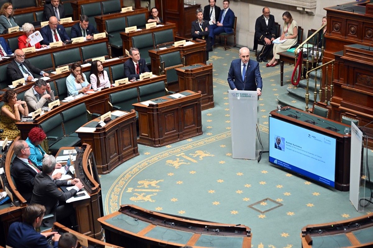 Türkiye Büyük Millet Meclisi (TBMM) Başkanı Numan Kurtulmuş, Belçika’nın başkenti Brüksel’de...