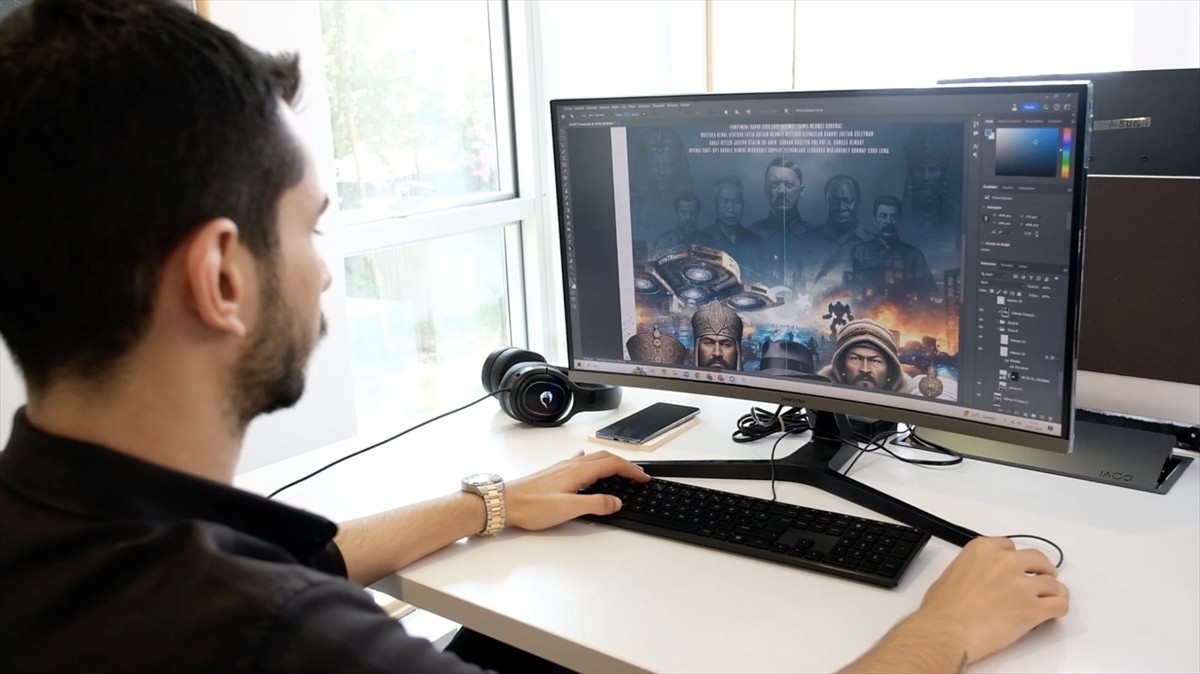 Yapay zeka ile üretilen yerli sinema filminin yeni fragmanında Türk tarihindeki önemli...