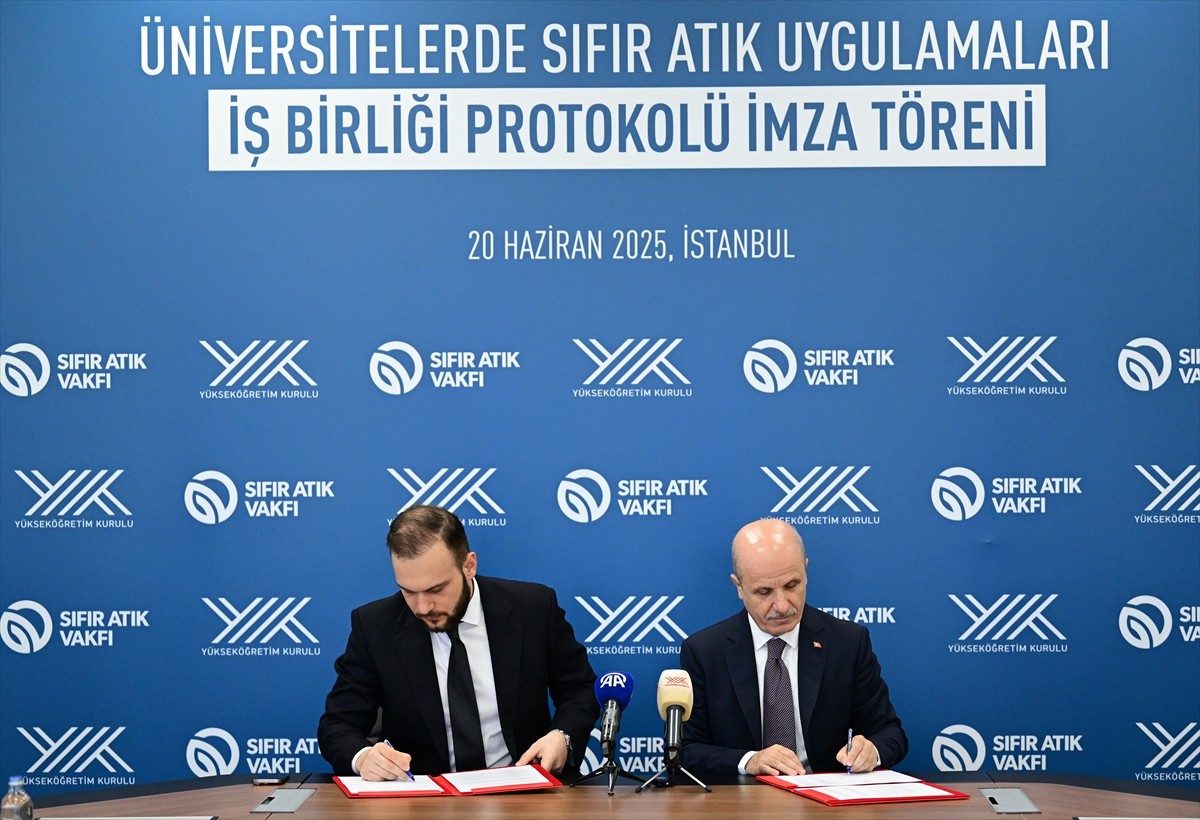 Yükseköğretim Kurulu (YÖK) ile Sıfır Atık Vakfı arasında "Üniversitelerde Sıfır Atık Uygulamaları...