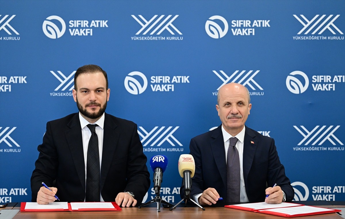 Yükseköğretim Kurulu (YÖK) ile Sıfır Atık Vakfı arasında "Üniversitelerde Sıfır Atık Uygulamaları...