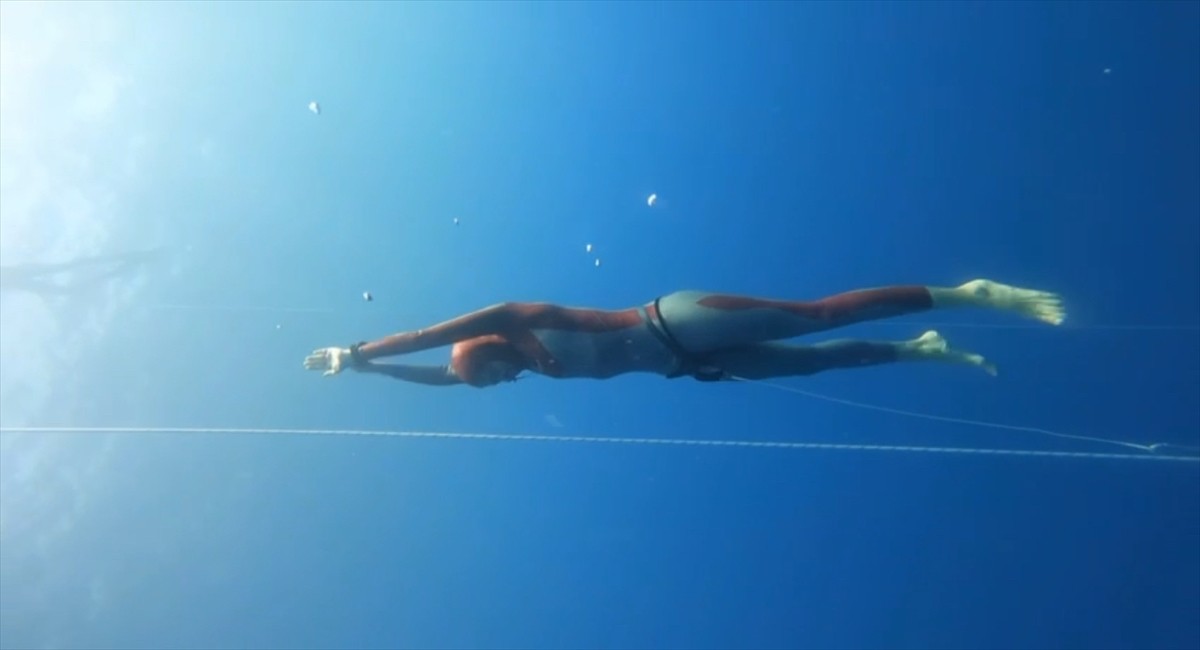 Antalya'da düzenlenen Serbest Dalış Deniz Açıksu Büyükler ve Masterlar Bireysel Türkiye...