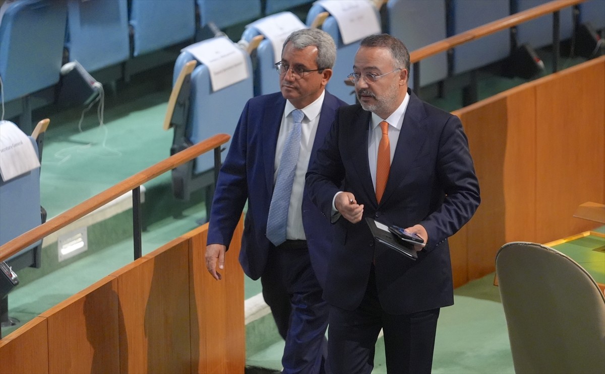 Dışişleri Bakan Yardımcısı Nuh Yılmaz, Birleşmiş Milletler (BM) Genel Merkezi'nde düzenlenen...