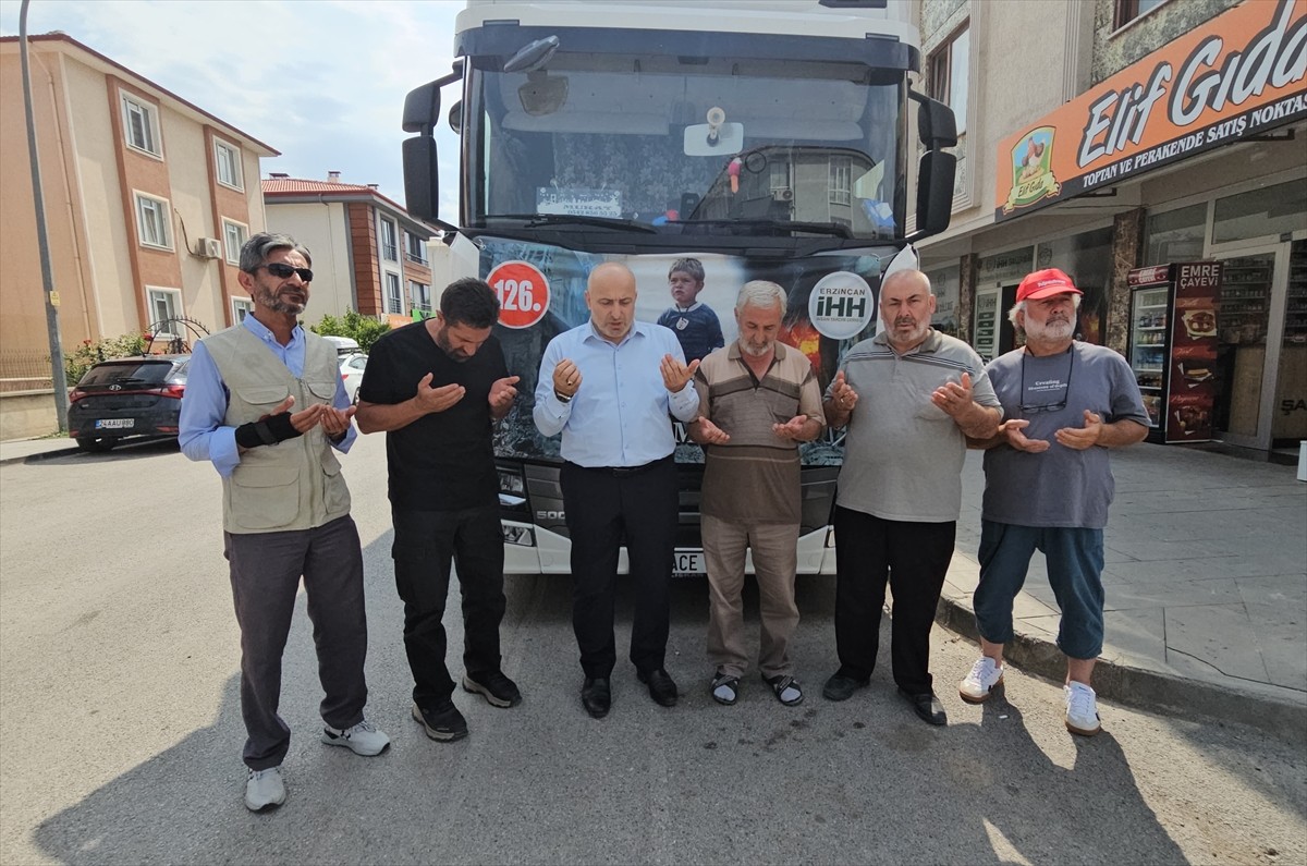 Erzincan'dan, başta Filistin ve Suriye gibi yoğun ihtiyacın olduğu bölgelere ulaştırılmak üzere...