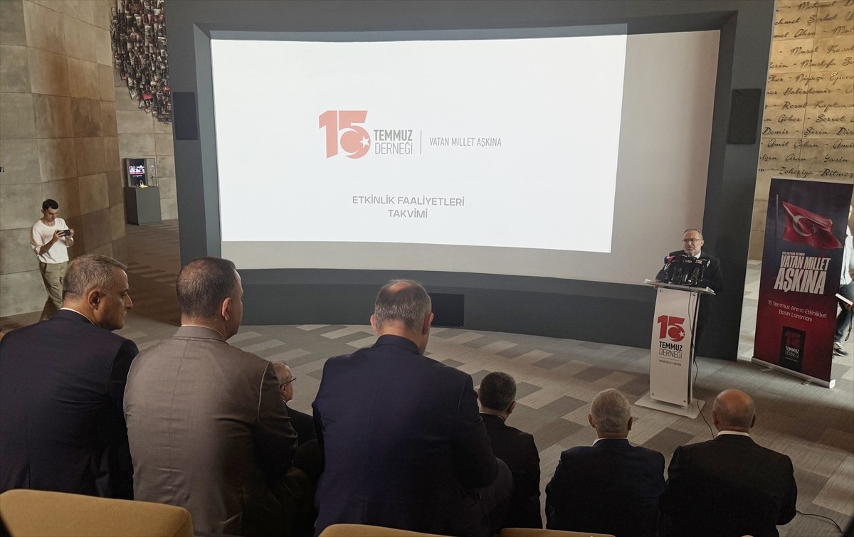 Fetullahçı Terör Örgütü'nün (FETÖ) darbe girişiminin 9. yılında 15 Temmuz Derneğince İstanbul'da...