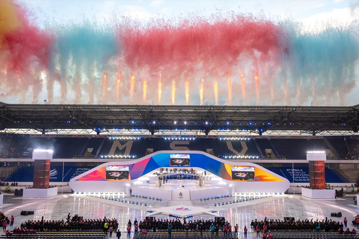 FISU 2025 Dünya Yaz Üniversite Oyunları (Universiade), Almanya'da resmi açılış töreniyle başladı....