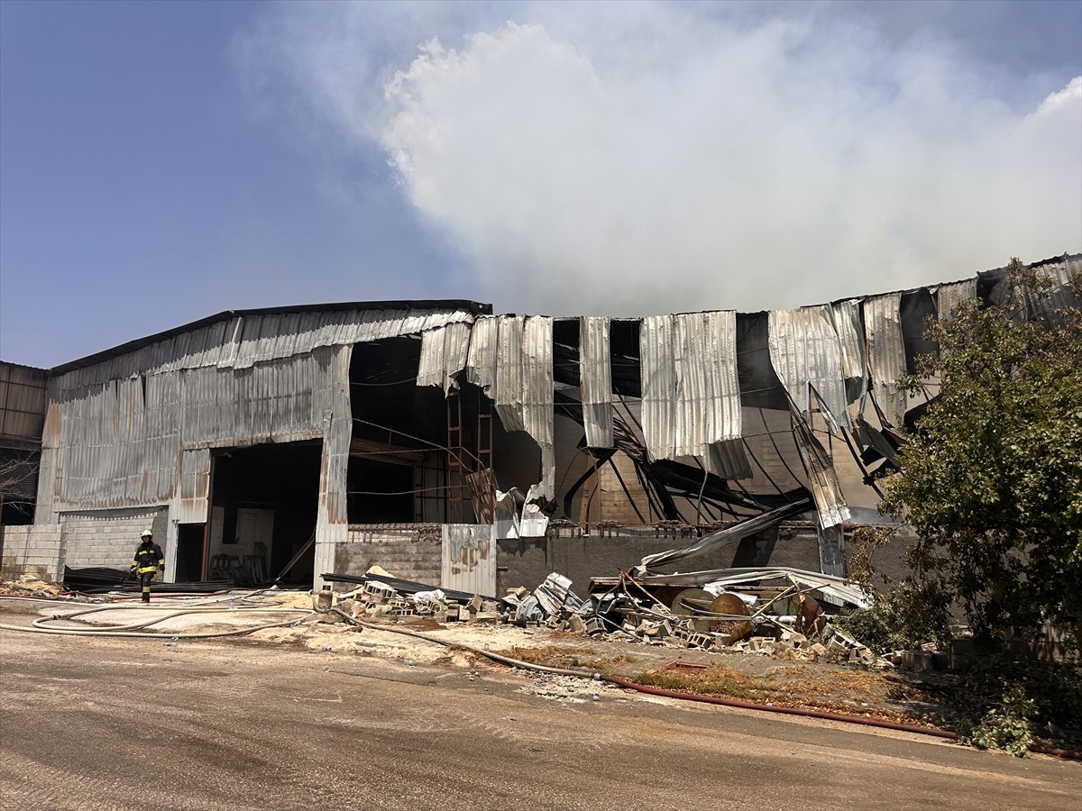 Gaziantep'in Oğuzeli ilçesinde halı fabrikasında çıkan yangın kontrol altına alındı. Soğutma...