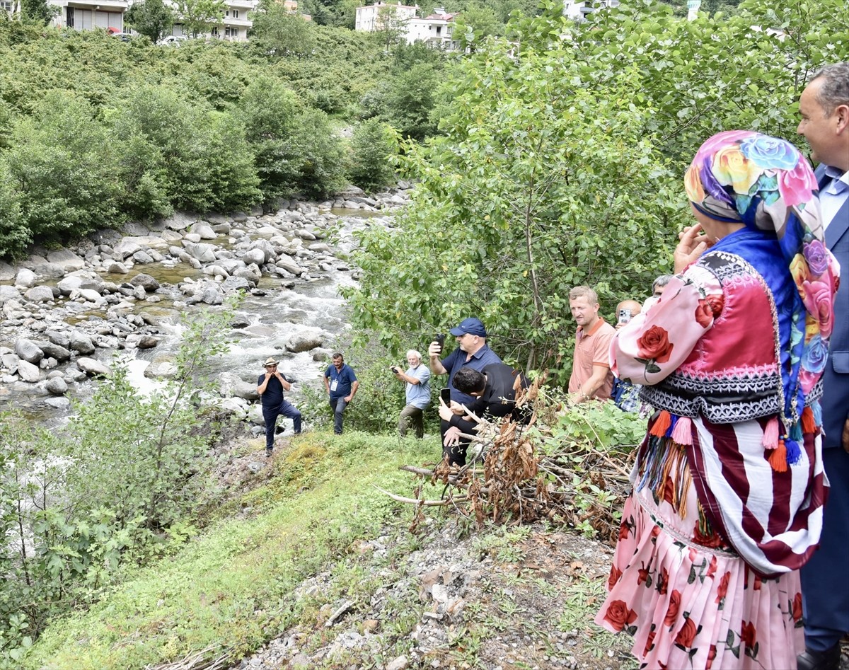 Giresun'un Çanakçı ilçesine bağlı Kuşköy köyünde "26. Islık Dili Kültür ve Sanat Festivali"...