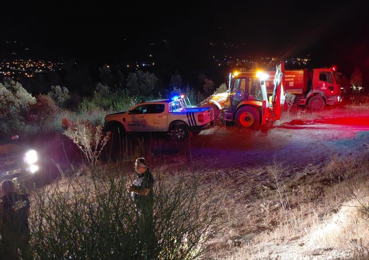 Hatay'ın Samandağ ilçesinde çıkan örtü yangını söndürüldü.