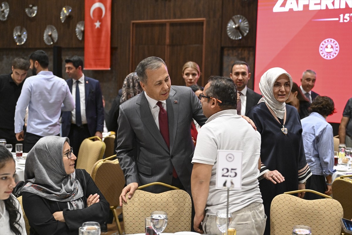 İçişleri Bakanı Ali Yerlikaya, 15 Temmuz Demokrasi ve Milli Birlik Günü dolayısıyla Ankara'da bir...