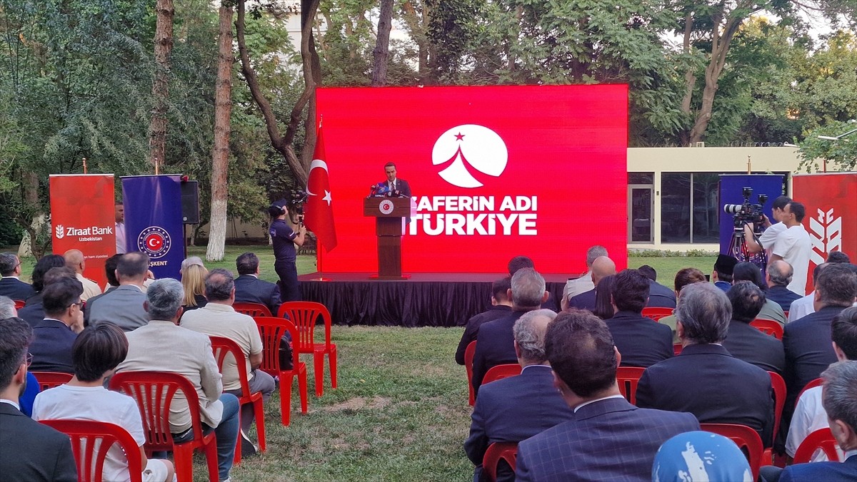 Özbekistan'ın başkenti Taşkent'te, 15 Temmuz Demokrasi ve Milli Birlik Günü dolayısıyla anma...