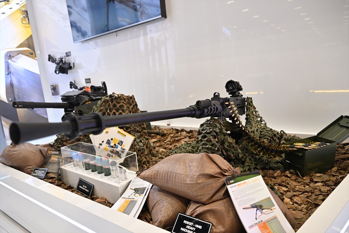 Repkon tarafından geliştirilen 12,7x99 mm yerli ağır makineli tüfek, 17. Uluslararası Savunma...