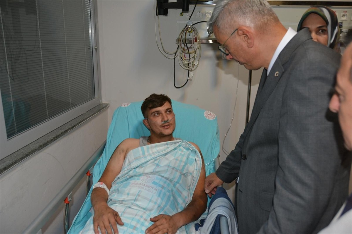 Sağlık Bakanı Kemal Memişoğlu, Eskişehir'in Seyitgazi ilçesindeki orman yangınına müdahale...