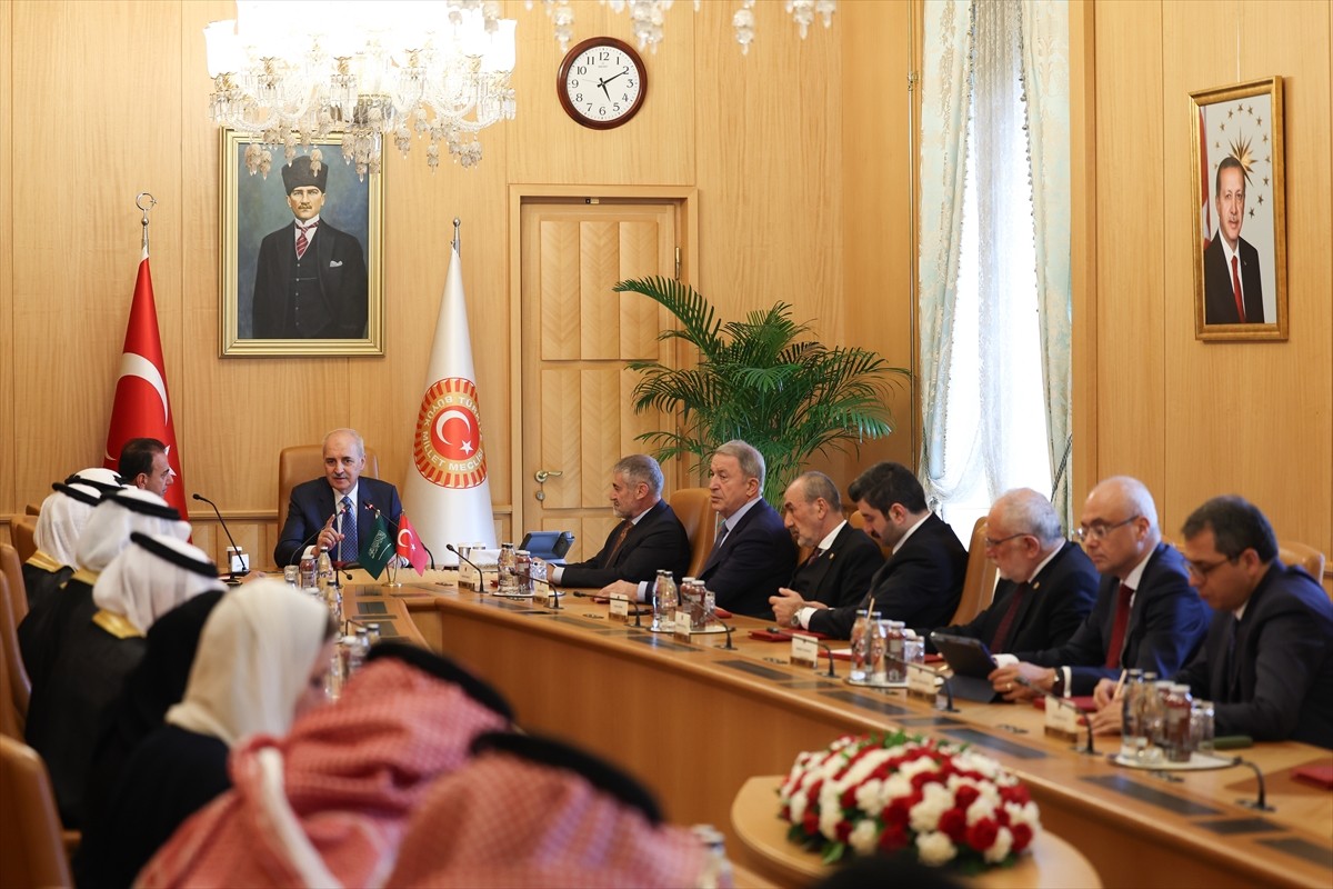 TBMM Başkanı Numan Kurtulmuş, Suudi Arabistan-Türkiye Parlamentolar Arası Dostluk Grubu Başkanı...