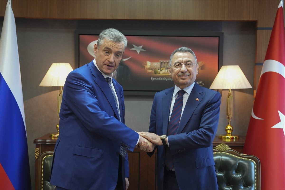 TBMM Dışişleri Komisyonu Başkanı Fuat Oktay (sol 2), Rusya Federal Meclisi Devlet Duması Dışişleri...