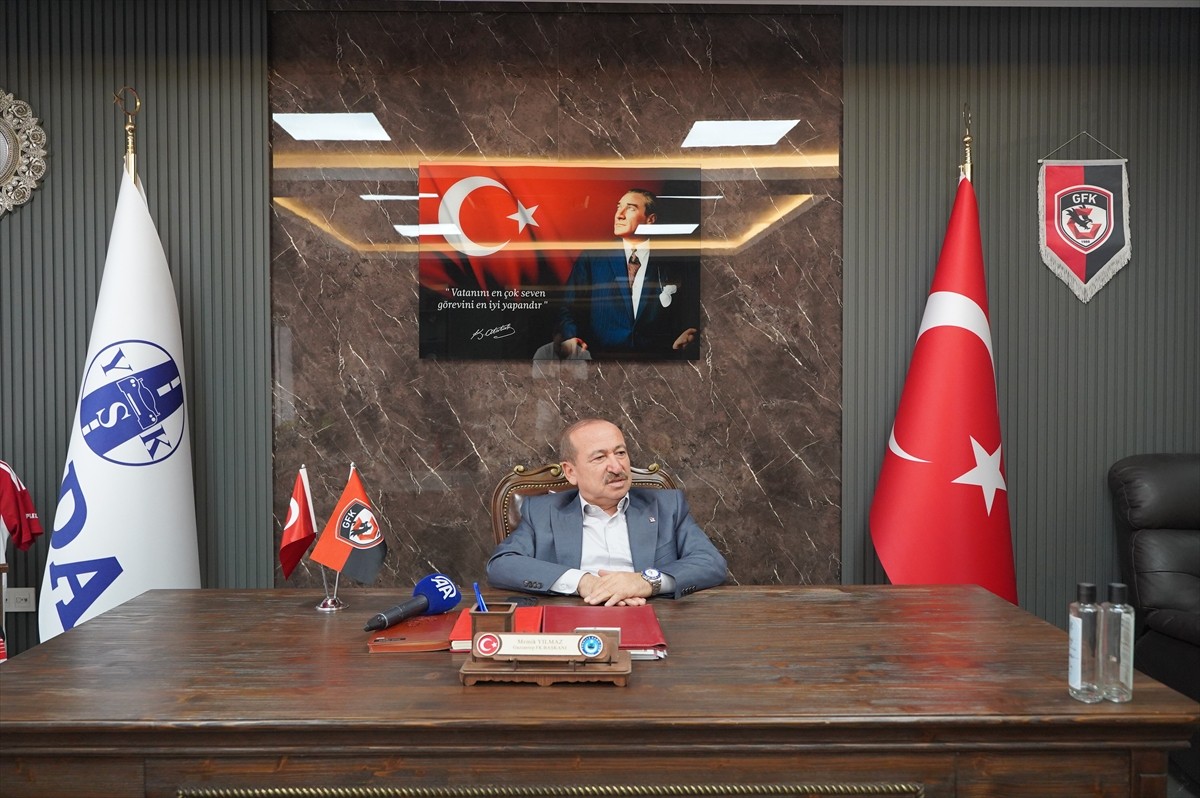 Trendyol Süper Lig ekiplerinden Gaziantep FK'nin Başkanı Memik Yılmaz, altyapıya önem verdiklerini...