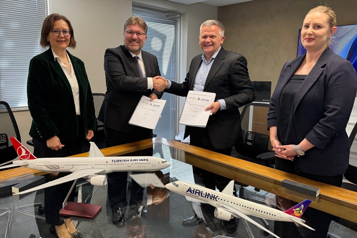 Türk Hava Yolları (THY) ile Güney Afrika merkezli Airlink hava yolu şirketi arasında kapsamlı kod...