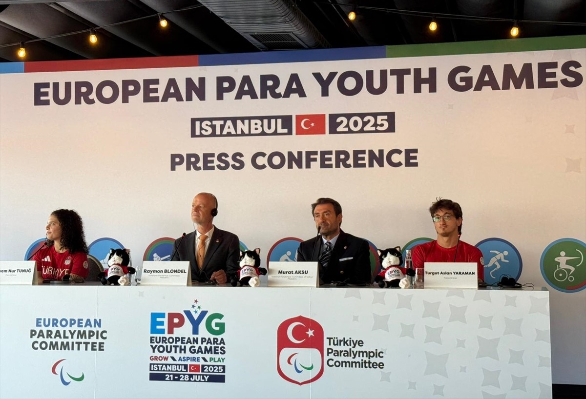 Türkiye'de ilk kez düzenlenecek Avrupa Para Gençlik Oyunları'nın basın toplantısı düzenlendi....