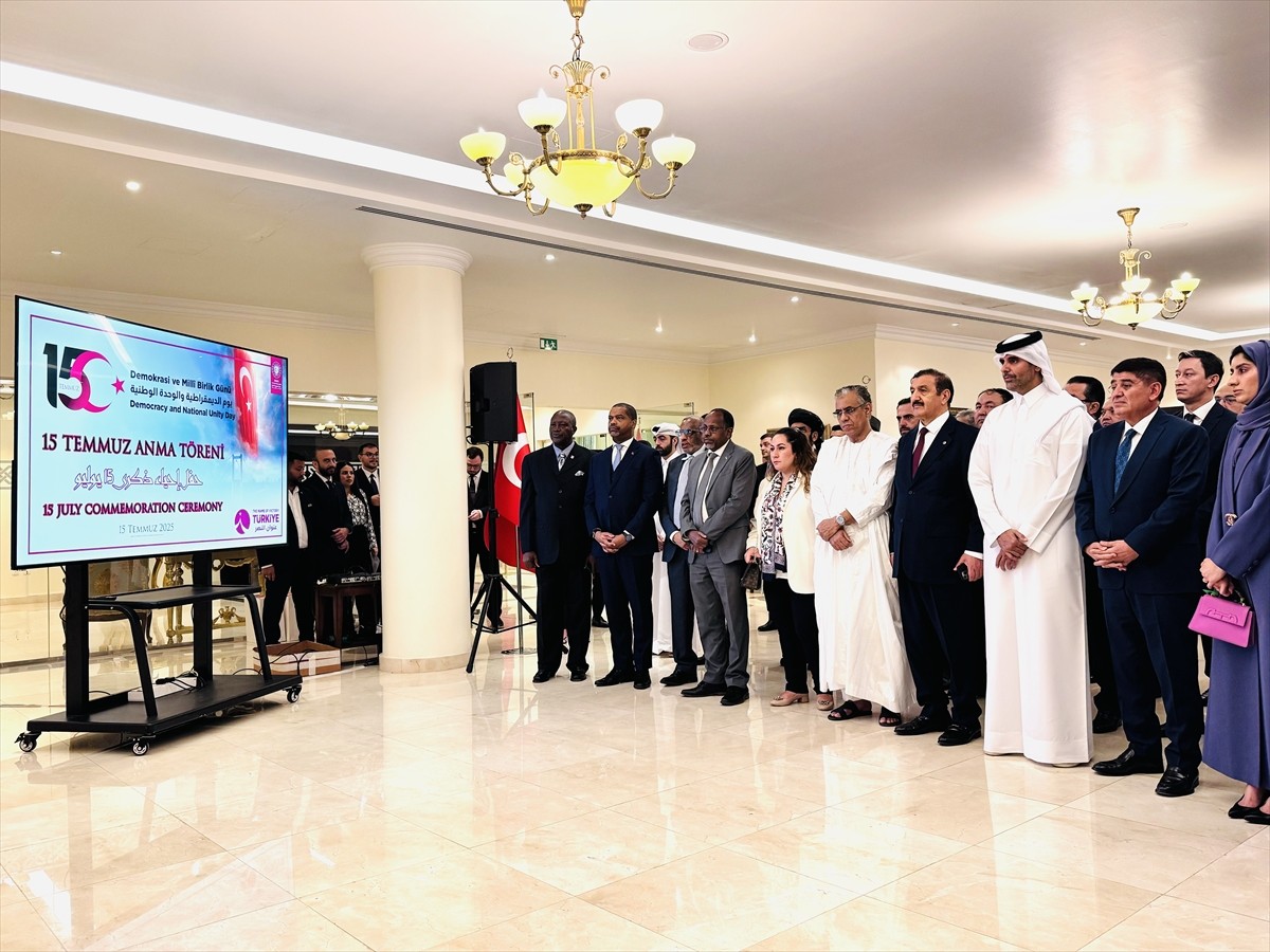 Türkiye'nin Doha Büyükelçiliği tarafından "15 Temmuz Demokrasi ve Milli Birlik Günü" münasebetiyle...