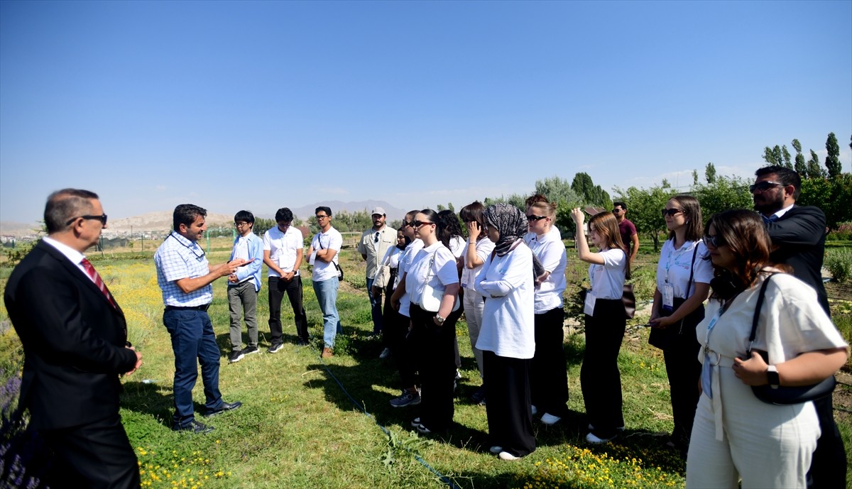 Van Yüzüncü Yıl Üniversitesinin (YYÜ) Tıbbi Aromatik Bitkiler ve Geofit Bahçesi'nde düzenlenen "4....