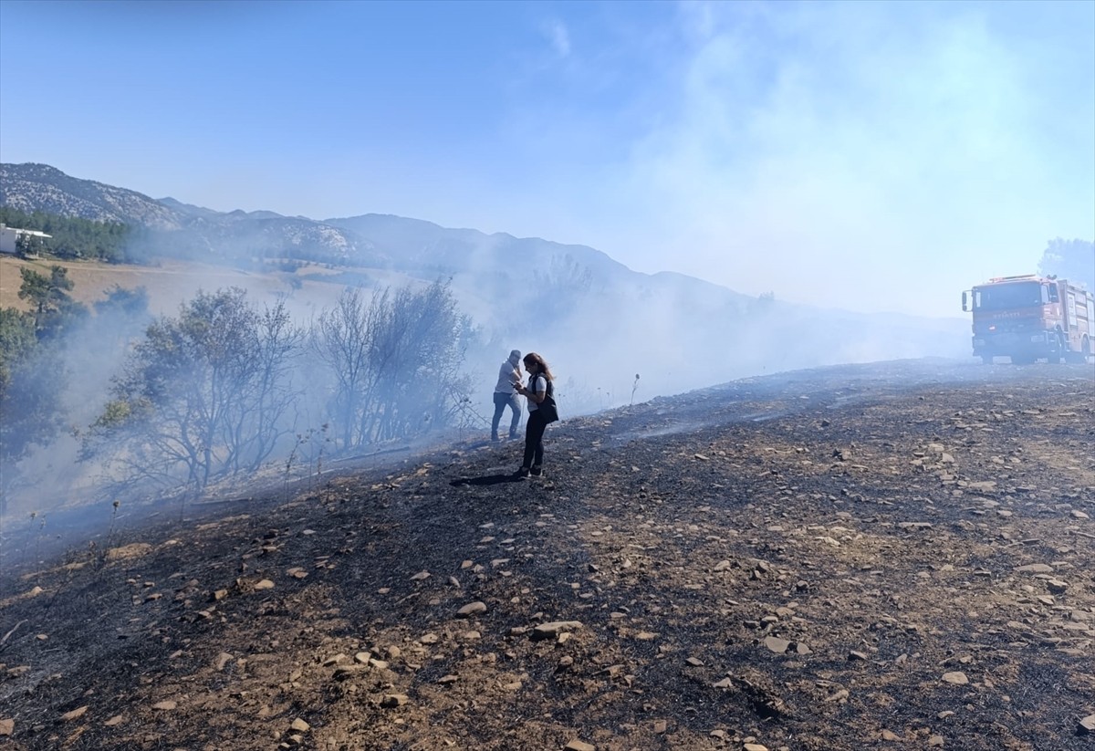 Adana'nın Kozan ilçesinde çıkan orman yangını, ekiplerin havadan ve karadan müdahalesiyle kontrol...