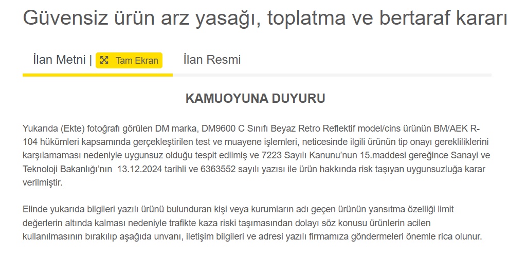 Bakanlıktan son dakika kamuoyu bildirgesi! Aracında olan hemen çıkaracak
