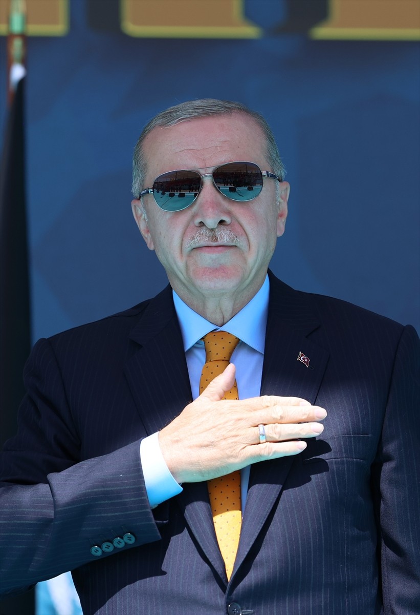 Cumhurbaşkanı Recep Tayyip Erdoğan, Muş'un Malazgirt ilçesindeki Malazgirt Meydan Muharebesi...