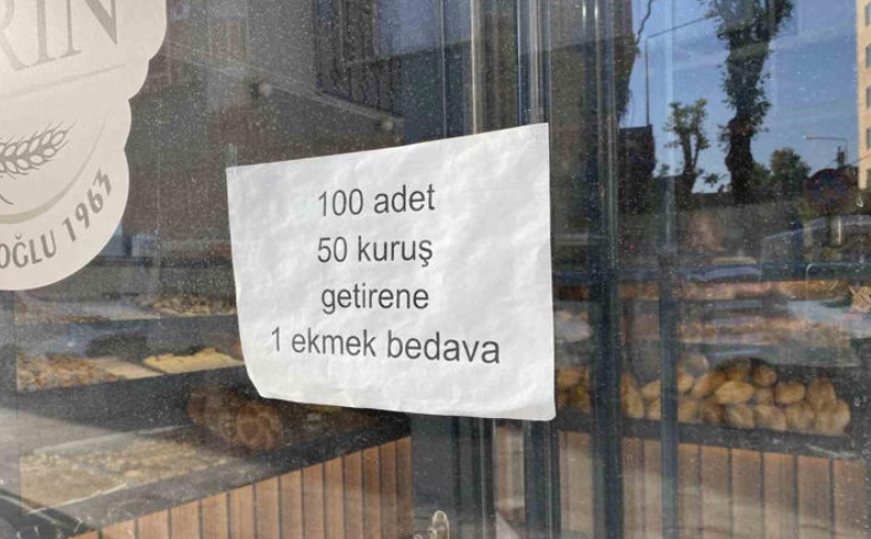 Eskişehir'de açıklandı! 50 kuruşları getirene ekmek veriliyor