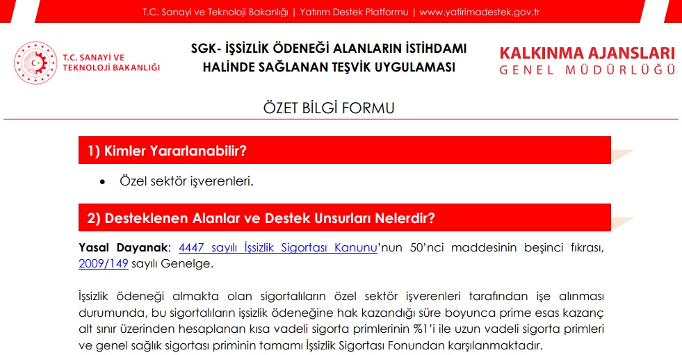 Hem iş arayana hem işverene müjde: Özel sektörü ve işsizlik ödeneği alanları yakından ilgilendiriyor