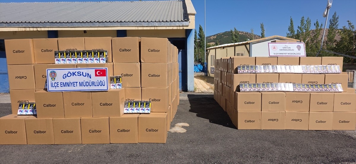 Kahramanmaraş'ta Kaçakçılık ve Organize Suçlarla Mücadele (KOM) Şubesi ekiplerince 6 milyon kaçak...