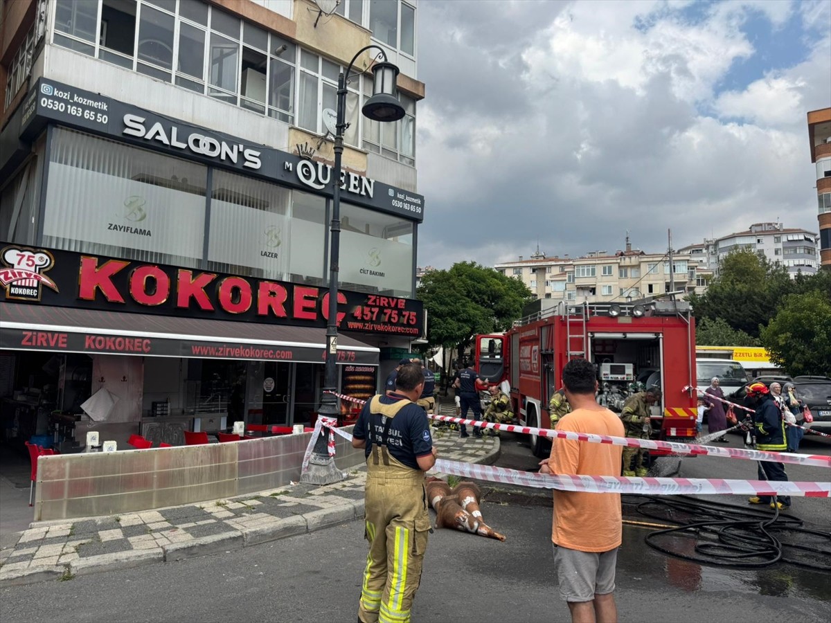 Maltepe'de bir güzellik salonunda çıkan yangın itfaiye ekiplerince söndürüldü.