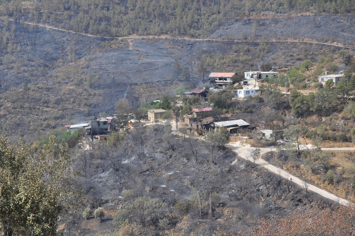 Mersin'in Silifke ilçesinde dün çıkan orman yangınına havadan ve karadan müdahaleye devam...