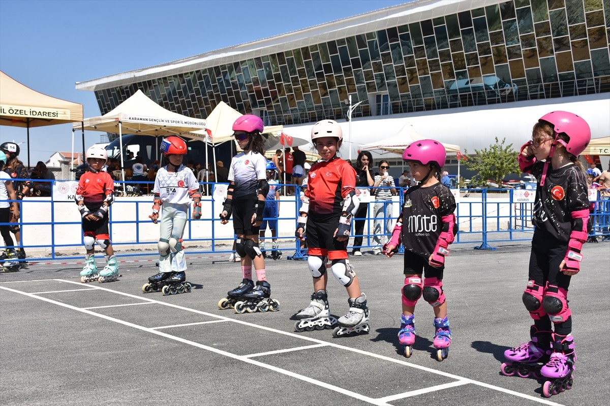Türkiye Kaykay Federasyonunca düzenlenen Tekerlekli Paten Türkiye Şampiyonası Finali, Karaman'da...