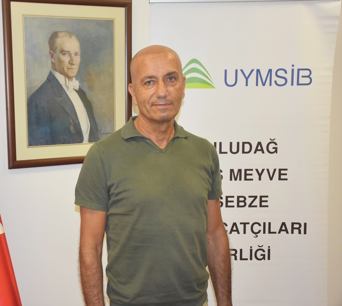 Uludağ Yaş Meyve ve Sebze İhracatçıları Birliği (UYMSİB) Yönetim Kurulu Başkanı Senih Yazgan...