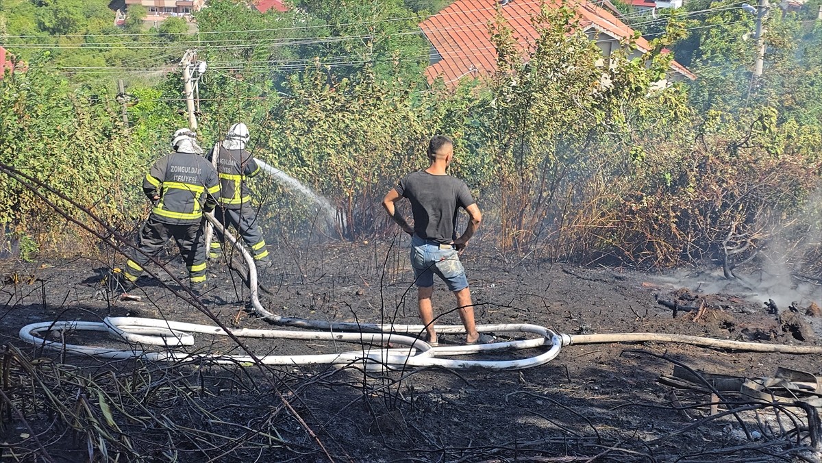 Zonguldak'ta iki noktada çıkan orman yangınları söndürüldü.