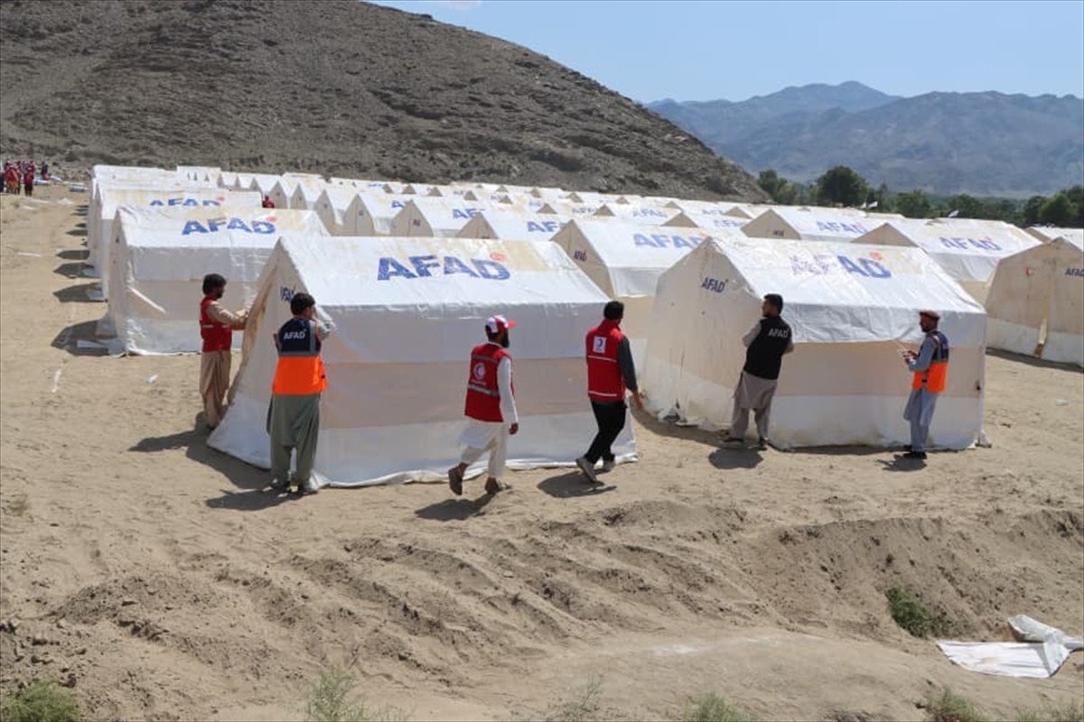 Afet ve Acil Durum Yönetimi Başkanlığı (AFAD), 31 Ağustos'ta Afganistan'da meydana gelen 6...
