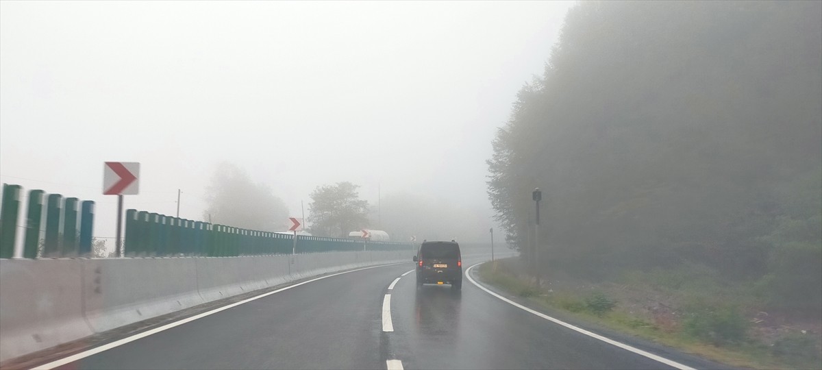 Anadolu Otoyolu ve D-100 kara yolunun Bolu Dağı geçişinde sis ulaşımı olumsuz etkiledi.