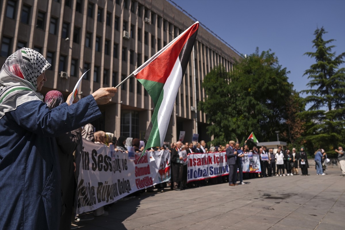 Ankara 2 No'lu Barosu ile Ankara Filistin Dayanışma Platformu (ANFİDAP) ve Yeryüzünde Adalet Kadın...