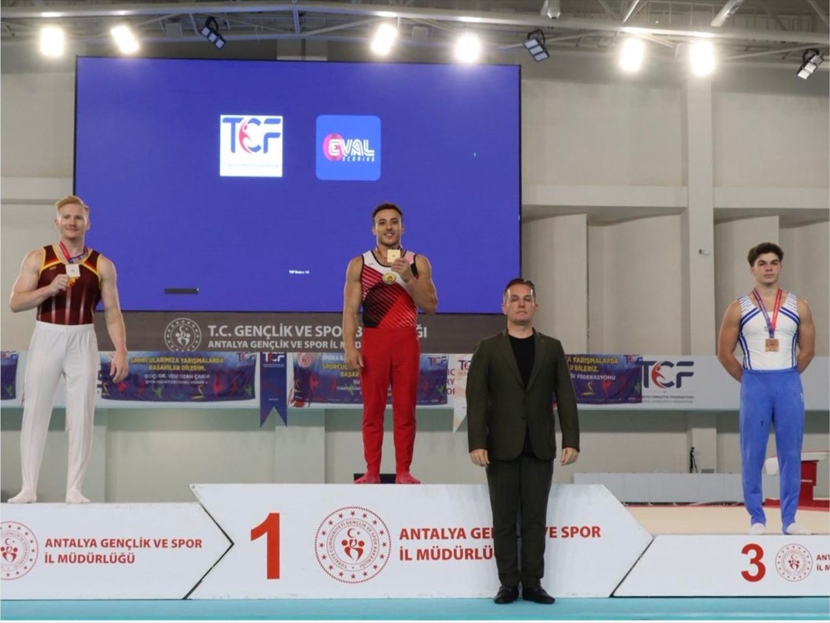 Antalya'da düzenlenen Artistik Cimnastik Türkiye Şampiyonası tamamlandı. Dereceye giren sporculara...