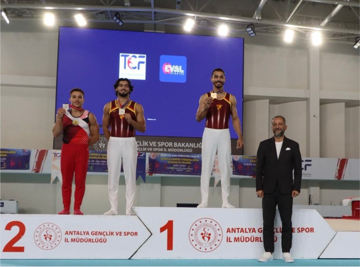 Antalya'da düzenlenen Artistik Cimnastik Türkiye Şampiyonası tamamlandı. Dereceye giren sporculara...
