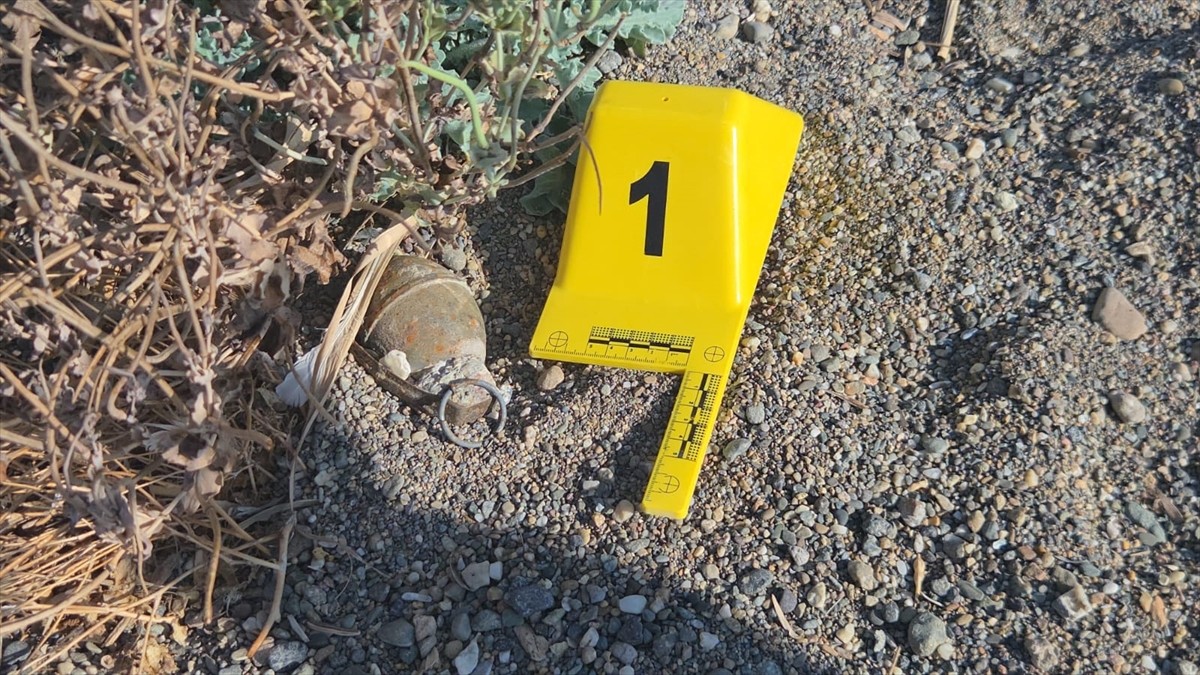 Bursa'da İznik Gölü'nün Orhangazi sahilinde bulunan patlamamış el bombası imha edildi.