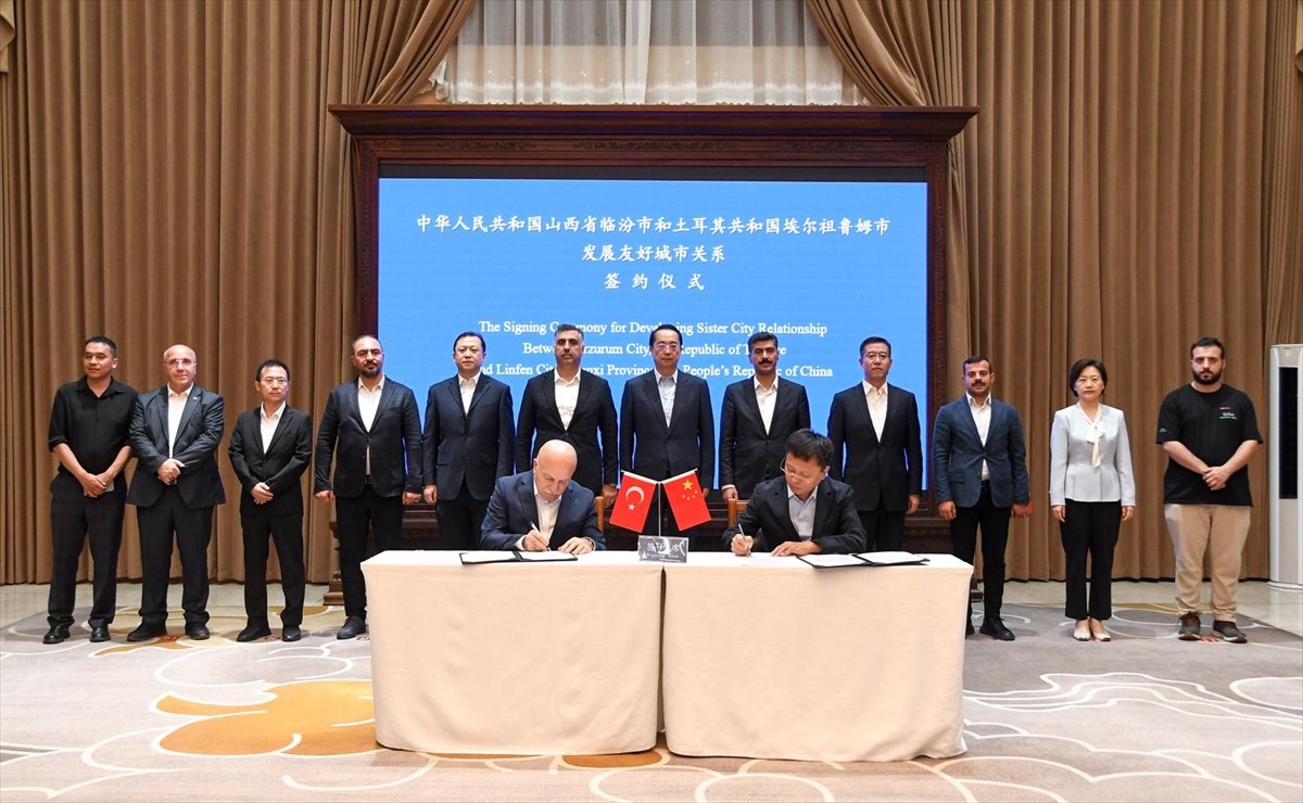 Erzurum ile Çin'in tarihi ve kültürel zenginlikleri ile bilinen Linfen kenti kardeş şehir ilan...