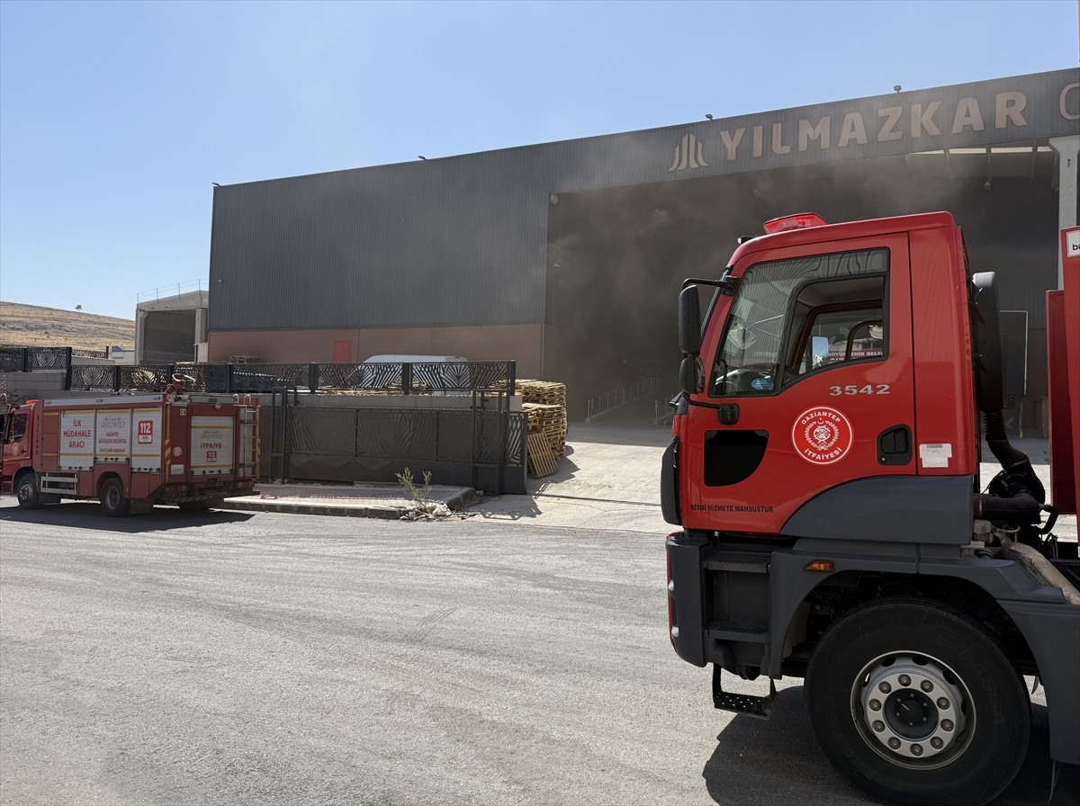 Gaziantep'in Şehitkamil ilçesi 5. Organize Sanayi Bölgesi'nde ıslak mendil üretimi yapılan...