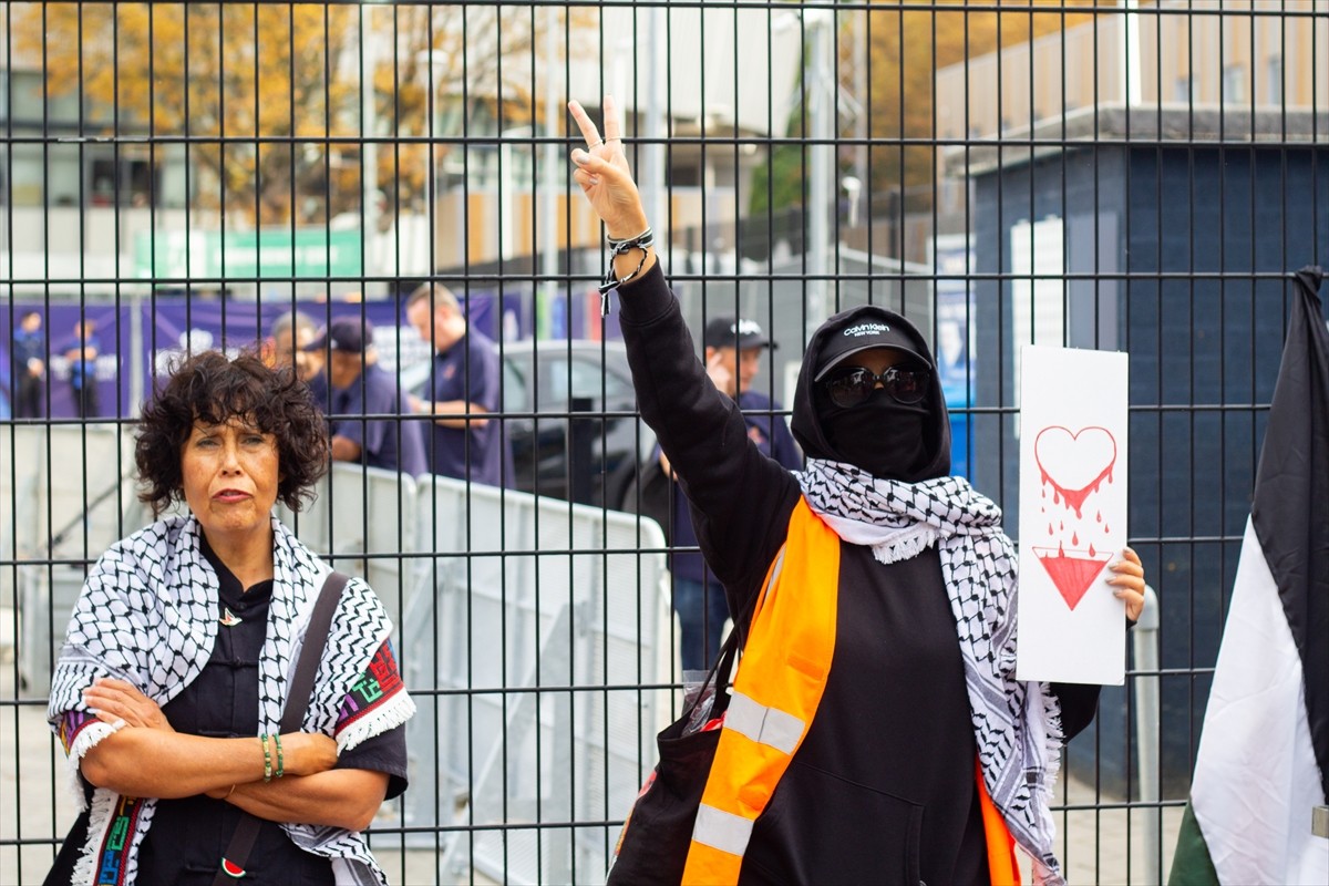 Hollanda’da düzenlenen Avrupa Kupası Beyzbol Turnuvası’nın açılış maçında oynanan Fransa-İsrail...