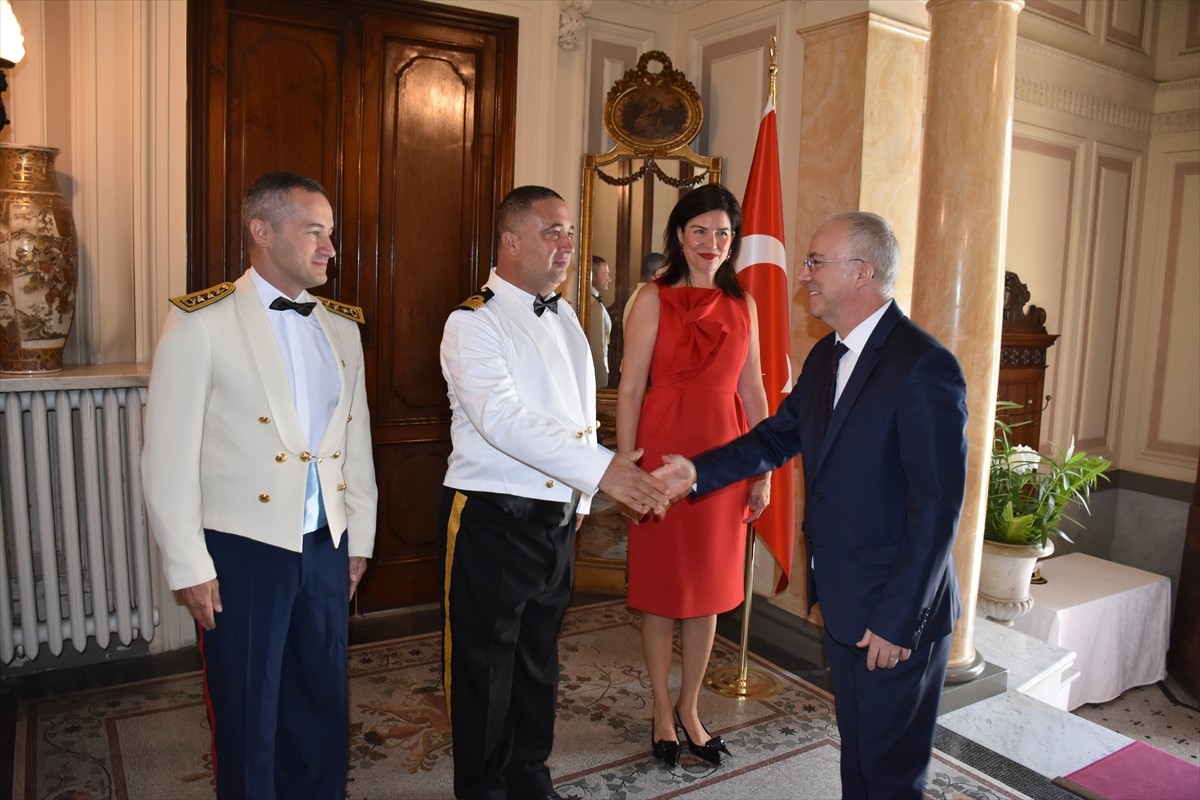 İtalya'nın başkenti Roma'da 30 Ağustos Zafer Bayramı ve Türk Silahlı Kuvvetler Günü düzenlenen...