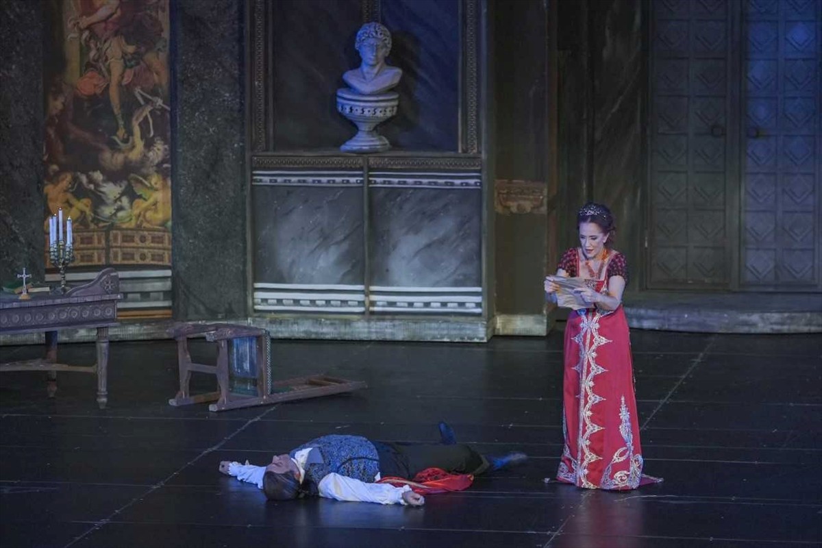 İtalyan Giacomo Puccini'nin başyapıtı "Tosca" operası 32. Uluslararası Aspendos Opera ve Bale...