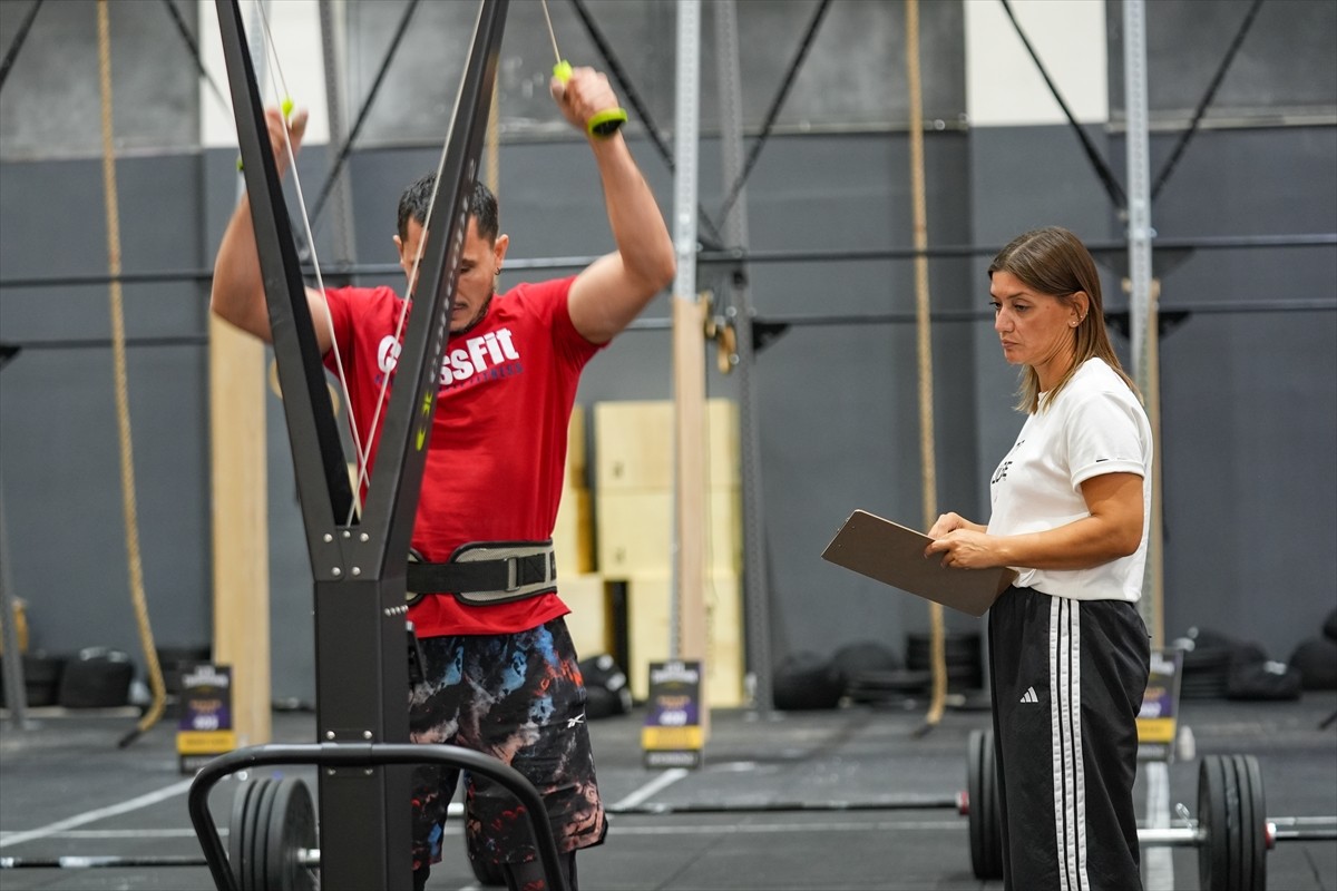 İzmir'deki Fuar İzmir'de düzenlenen 3. Expo Sport Uluslararası Spor ve Fitness Fuarı ekipmanların...